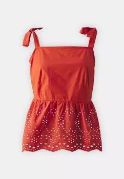 Топ Pieces, помидор черри Pcsally Strap