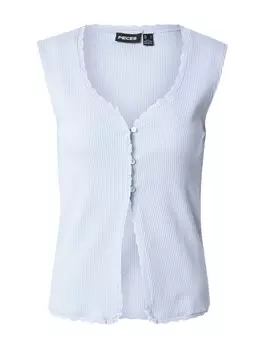 Топ PIECES, светло-синий