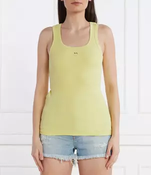 Топ Pinko Slim Fit, лаймовый