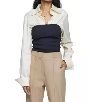 Топ Pippa из ситца ANNA QUAN