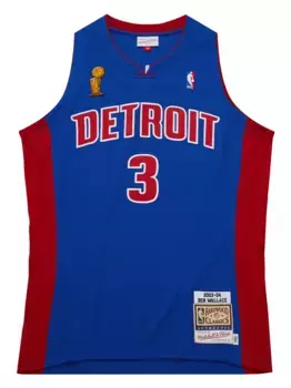 Топ Pistons 2003 Ben Wallace Mitchell & Ness, синий