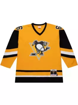 Топ Pittsburgh Penguins 1984/85 Mario Lemieux Power Play Mitchell & Ness, желтый