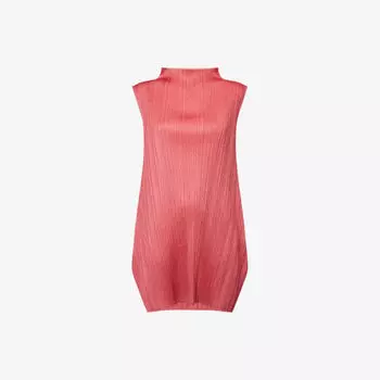 Топ Pleats Please Issey Miyake с ажурным узором, красный
