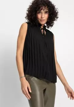 Топ PLISSEE bonprix, черный