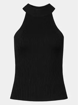 Топ плотно прилегает Edited, черный