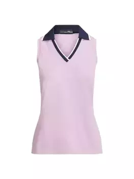 Топ-поло без рукавов Cricket Rlx Ralph Lauren, светло-лиловый