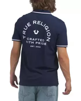 Топ-поло Crafted With Pride True Religion, цвет True Navy