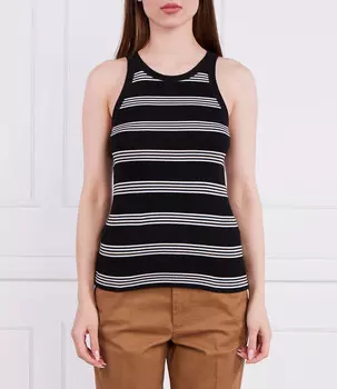 Топ POLO RALPH LAUREN Slim Fit, черный