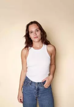 Топ Popeia, кремовый