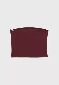 Топ PORTUGAL BANDEAU Stradivarius, Бордо