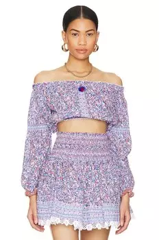 Топ Poupette St Barth Nana, цвет Light Blue Paquerette