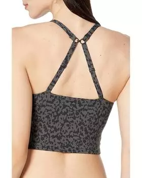 Топ Prana Chakara Crop Top, цвет Dark Iron Wild