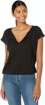 Топ Prana Ocupas Popover, черный