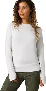 Топ Prana Sol Searcher Long Sleeve Top, цвет Soft White