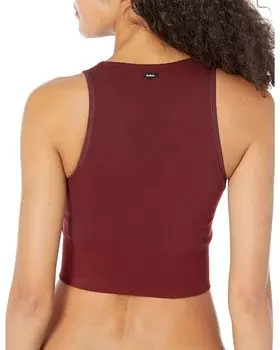 Топ Prana Sopra Seamless Crop Top, цвет Maroon