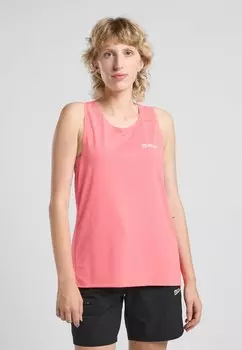 Топ PRELIGHT STRIDE TANK Jack Wolfskin, коралловый