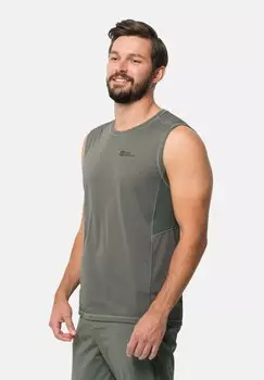 Топ PRELIGHT TANK M Jack Wolfskin, цвет gecko green