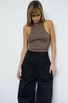 Топ PRESSE из хлопка Muuv., зеленый