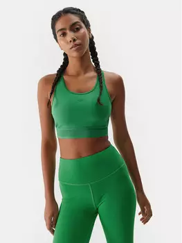 Топ приталенного кроя 4F, зеленый