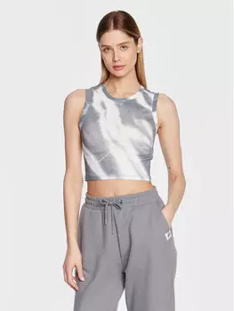 Топ приталенного кроя Calvin Klein, серый