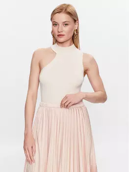 Топ приталенного кроя Dkny, экрю