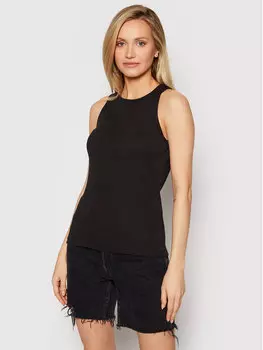 Топ приталенного кроя G-Star Raw, черный