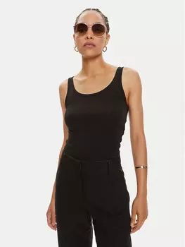 Топ приталенного кроя Jdy, черный