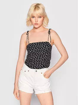 Топ приталенного кроя Levi's, черный