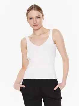 Топ приталенного кроя Mmc Studio, экрю