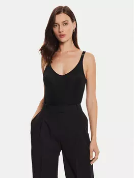 Топ приталенного кроя Morgan, черный