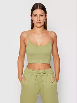Топ приталенного кроя Na-Kd, зеленый