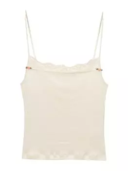 Топ Pull&Bear, экрю