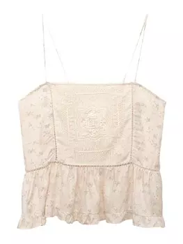 Топ Pull&Bear, экрю