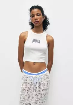 Топ PULL&BEAR, белый