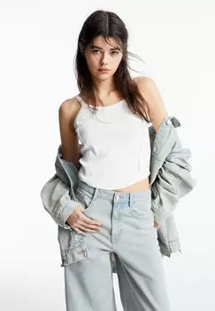 Топ PULL&BEAR, белый