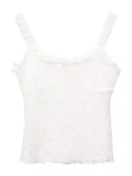 Топ Pull&Bear, белый