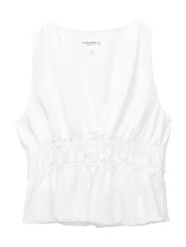 Топ Pull&Bear, белый