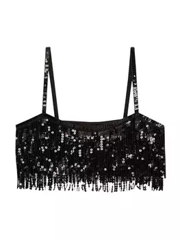 Топ Pull&Bear, черный