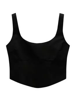 Топ Pull&Bear, черный