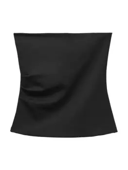 Топ Pull&Bear, черный