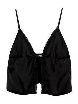 Топ Pull&Bear, черный