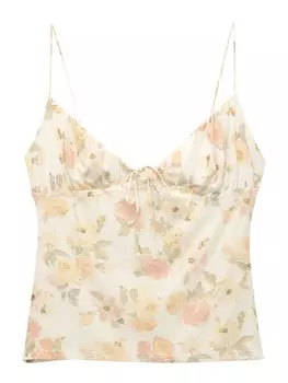 Топ Pull&Bear, цвет Light yellow