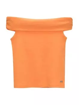 Топ Pull&Bear, цвет Mandarine