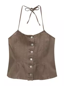Топ Pull&Bear, цвет Mocha