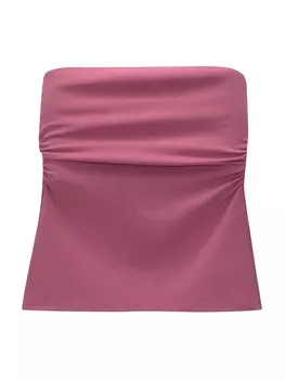Топ Pull&Bear, цвет mottled pink