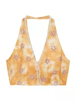 Топ Pull&Bear, цвет Mustard