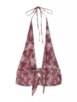 Топ Pull&Bear, цвет Rusty Red/Merlot/Pastel Red