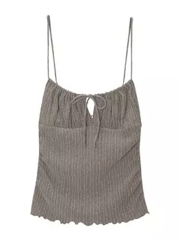 Топ Pull&Bear, цвет Stone