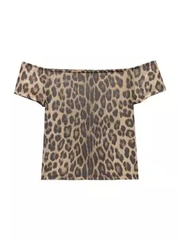 Топ Pull&Bear, коричневый