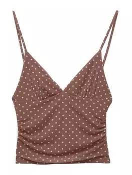 Топ Pull&Bear, коричневый